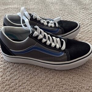 Vans kids Black and Blue Sneakers
